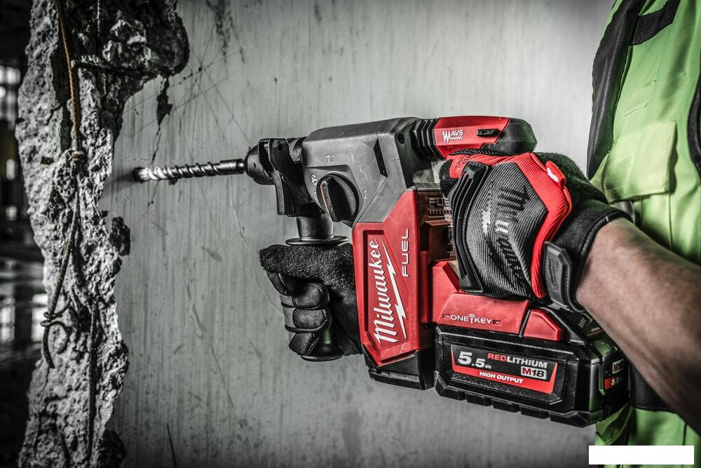 Перфоратор Milwaukee M18 FUEL M18ONEFHX-552X 4933478504 (с 2-мя АКБ, кейс)