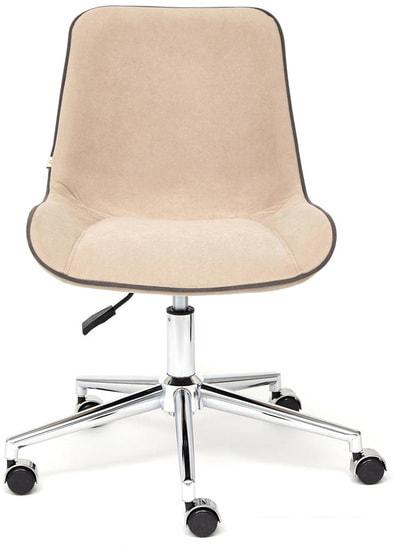 Офисное кресло TetChair Style (флок, бежевый)