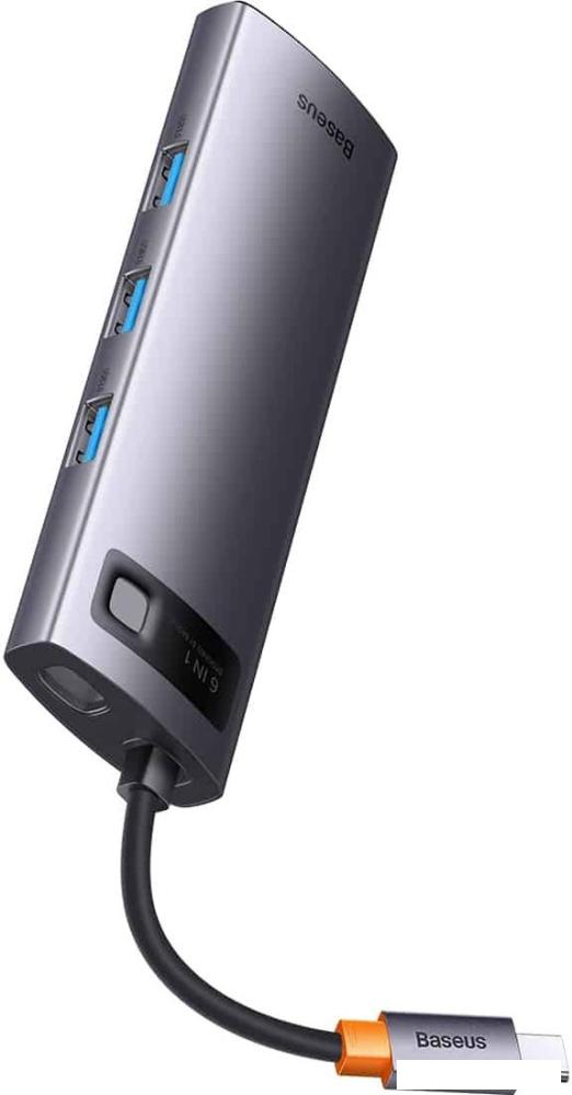 Док-станция Baseus StarJoy 6-Port Type-C Hub Adapter WKWG080013