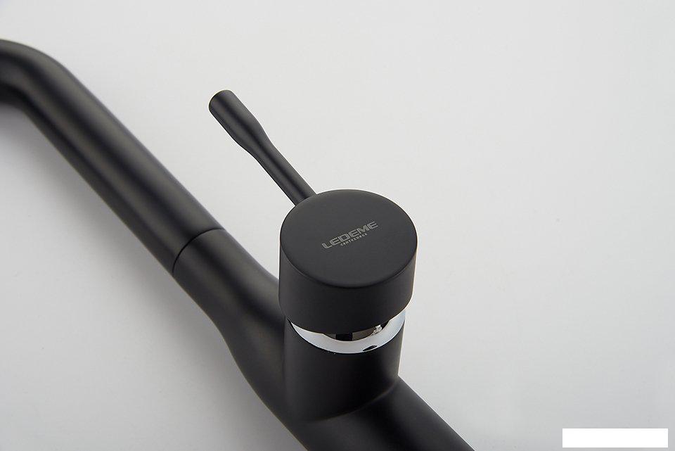 Смеситель Ledeme H98 L4698B (черный матовый)