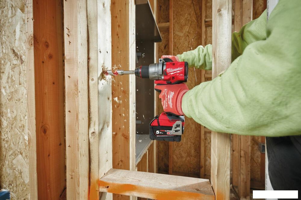 Дрель-шуруповерт Milwaukee M18 FUEL M18FDD3-502X 4933479863 (с 2-мя АКБ 5 Ач, кейс)