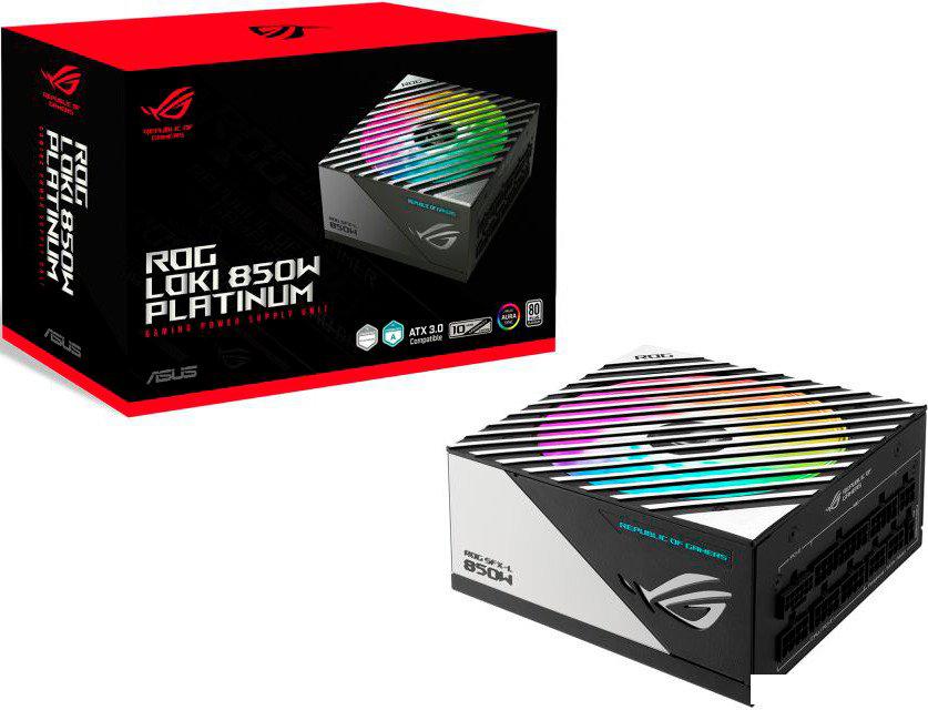 Блок питания ASUS ROG Loki SFX-L 850W Platinum ROG-LOKI-850P-SFX-LGAMING