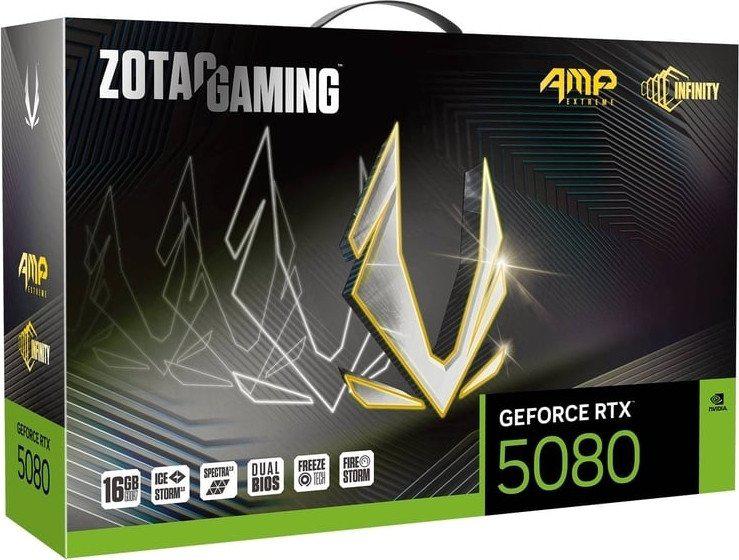 Видеокарты ZOTAC Gaming GeForce RTX 5080 AMP Extreme Infinity ZT-B50800B-10P