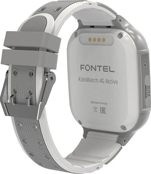 Детские умные часы Fontel Kidswatch 4G Active (серый)