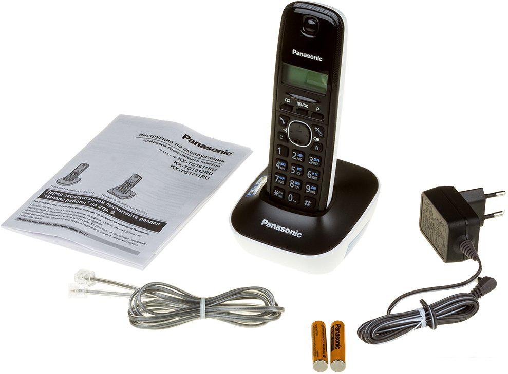 Радиотелефон Panasonic KX-TG1611RUW