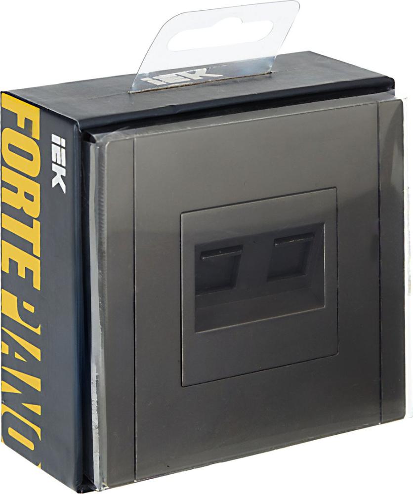 Розетка компьютерная IEK Forte&amp;Piano FP-K20-1-K46