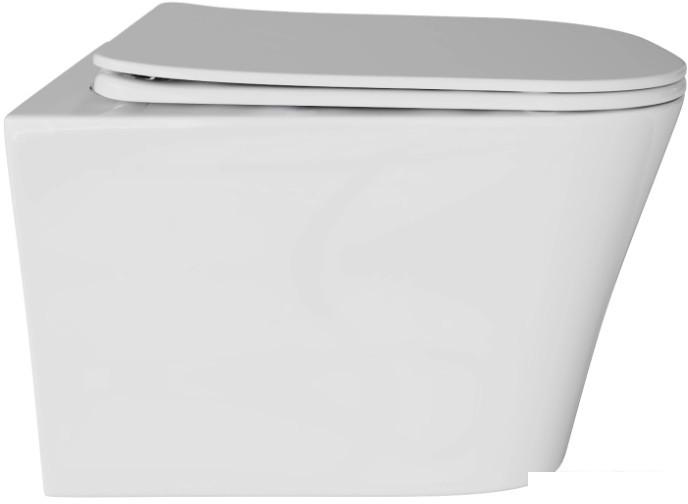 Унитаз подвесной White Wave Promo (белый глянец)
