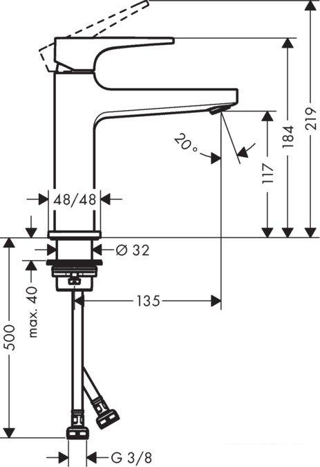 Смеситель Hansgrohe Metropol 32507000 (хром)