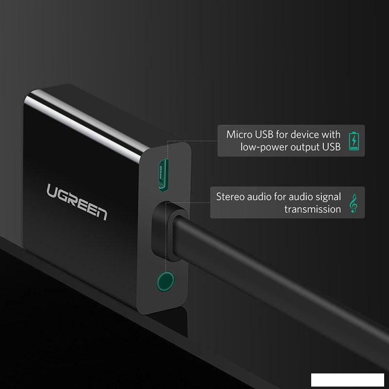 Кабели, адаптеры, разветвители Ugreen MM103 40248