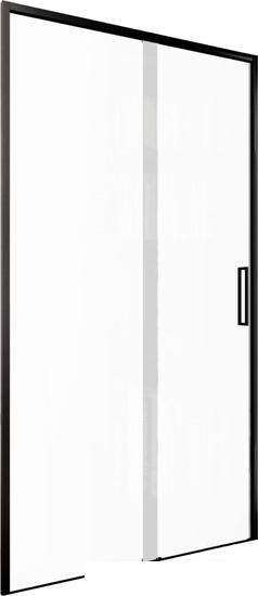 Душевая дверь Aquanet Pleasure Evo 100 AE65-N100-BT (черный анодированный/прозрачное стекло)