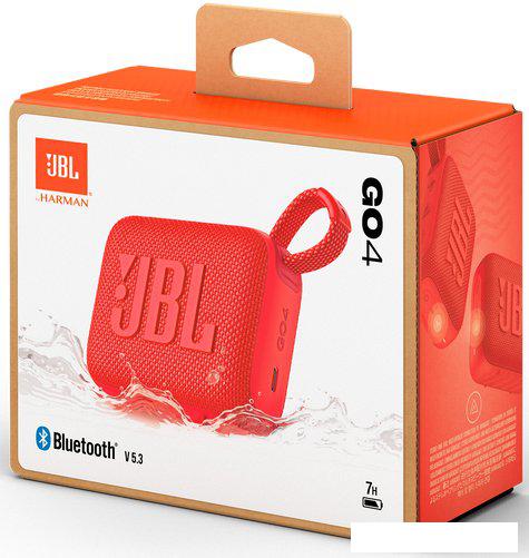 Беспроводная колонка JBL Go 4 (красный)