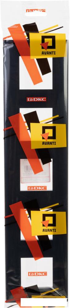Рамка DKC Avanti 4402900 (черный квадрат)