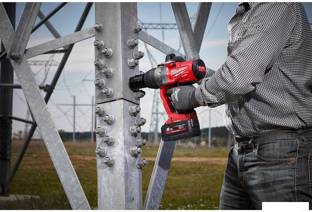 Шуруповерты, гайковерты, электроотвертки Milwaukee M18 ONEFHIWF1-802X ONE-KEY 4933459733 (с 2-мя АКБ, кейс)