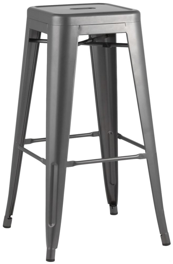 Стул Stool Group Tolix (серебристый матовый) без спинки