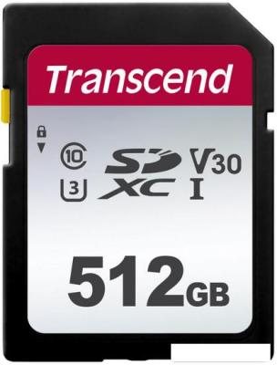 Карты памяти Transcend SDXC 300S 512GB