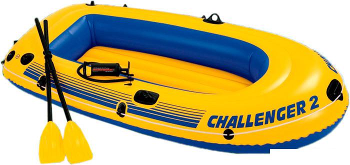 Гребная лодка Intex Challenger 2 Set (Intex-68367)