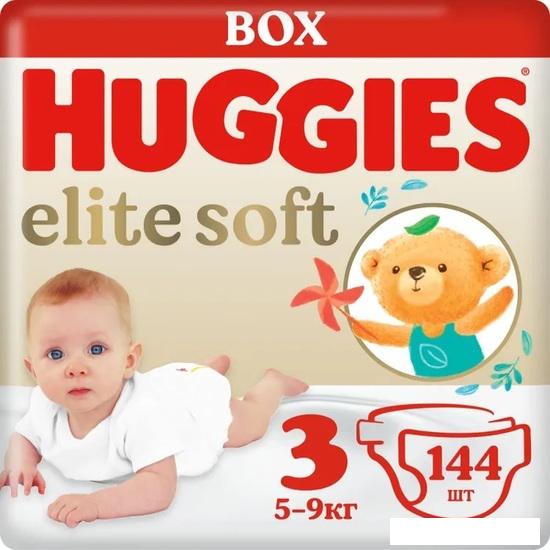 Подгузники Huggies Elite Soft Box 3 (144 шт)