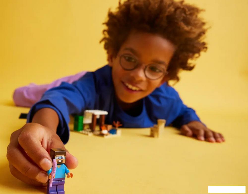 Конструктор LEGO Minecraft 21251 Экспедиция Стива в пустыню