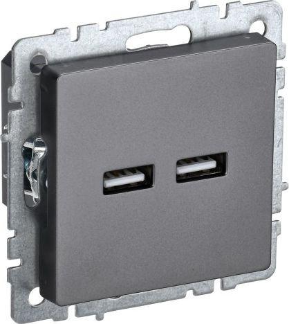 Розетки, выключатели IEK Brite BR-U21-D31-K46