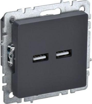 Розетка USB IEK Brite BR-U21-D31-K53