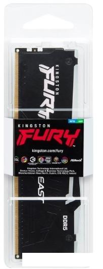 Оперативная память Kingston FURY Beast RGB 8ГБ DDR5 5600 МГц KF556C36BBEA-8