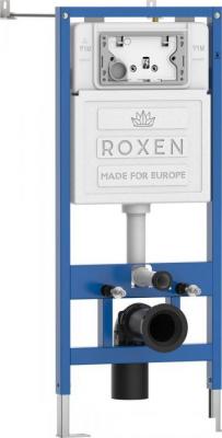 Инсталляция для унитаза Roxen StounFix Dual Fresh 710200 с удлиненными креплениями в комплекте и встр. контейнером для гигиенических таблеток (аромадозатор)