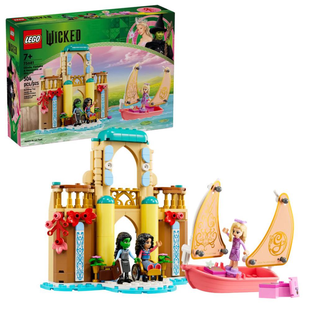 Конструктор LEGO Wicked 75681 Глинда, Эльфаба и Несса Роуз в университете Шиз