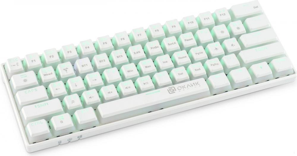 Клавиатуры Оклик K763W (белый)