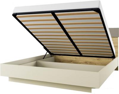 Кровать Anrex Modern 180 с подъемником 707009 180x200 (дуб наварра/персидский жемчуг/ирландский ликер)