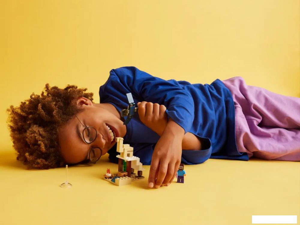 Конструктор LEGO Minecraft 21251 Экспедиция Стива в пустыню
