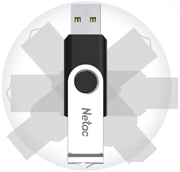 USB Flash Netac U505 USB 2.0 128GB NT03U505N-128G-20BK