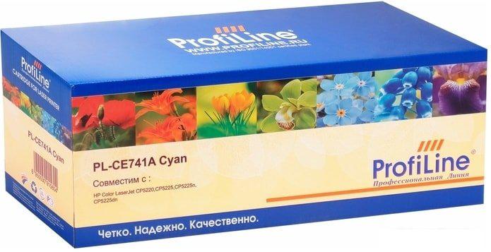 Картридж ProfiLine PL-CE741A-C (аналог HP 307A (CE741A))
