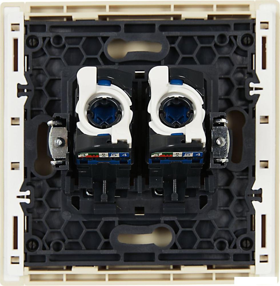 Розетка компьютерная IEK Forte&amp;Piano FP-K20-2-K10