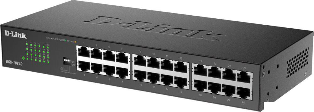 Неуправляемый коммутатор D-Link DGS-1024D/J1A
