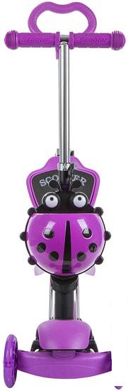 Трехколесный самокат Novatrack Saddle Pro 2019 120SB.DISCOKIDS.VL9 (фиолетовый)