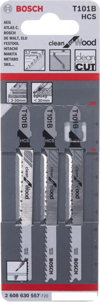 Набор пильных полотен Bosch 2608630030
