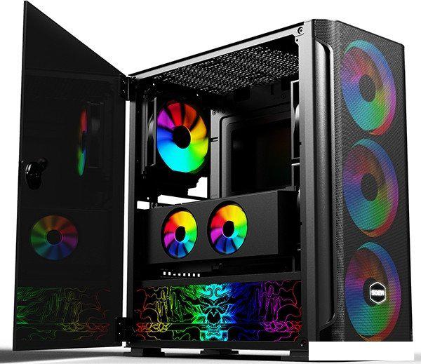Корпус Soeyi AX1-B10 Tempered Glass