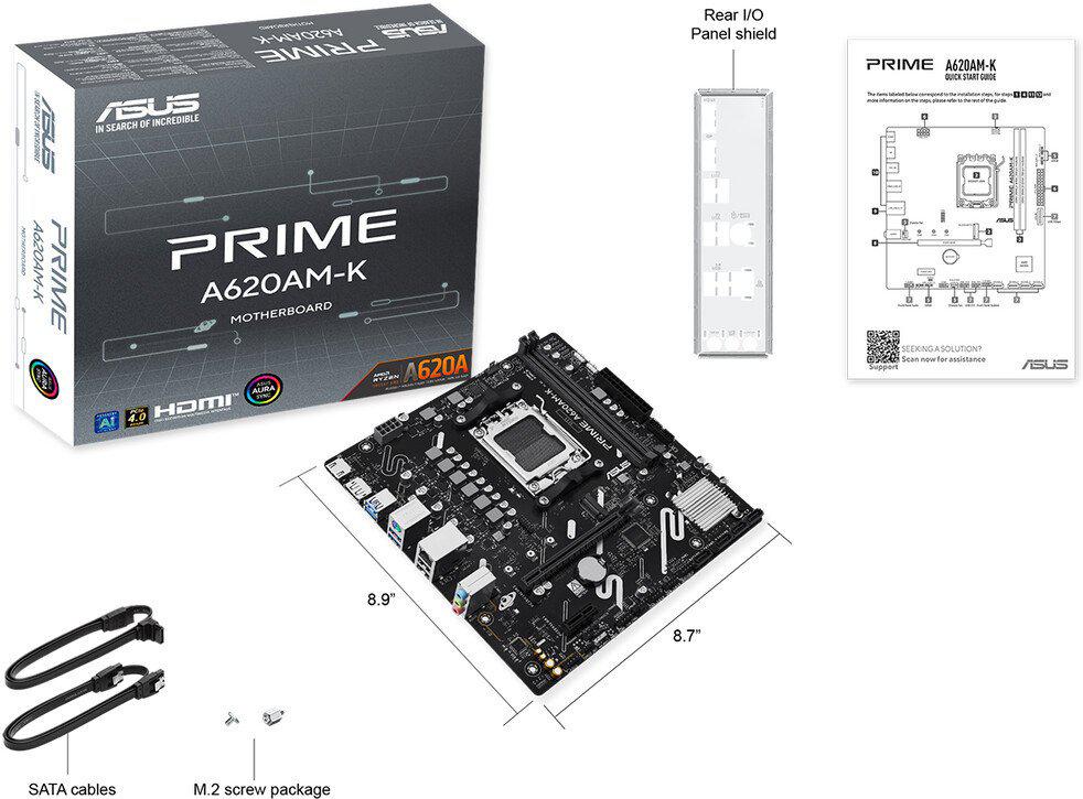Материнская плата ASUS Prime A620AM-K
