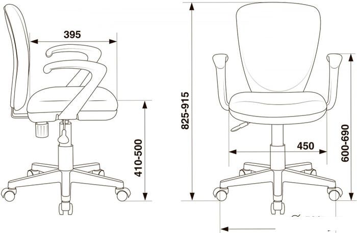 Компьютерное кресло Бюрократ KD-W10AXSN/26-22 (красный)