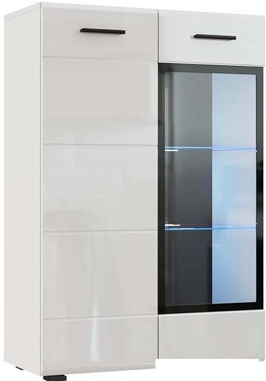 Комод НК-Мебель Gloss КМВ-80 71373136 (белый-белый глянец)
