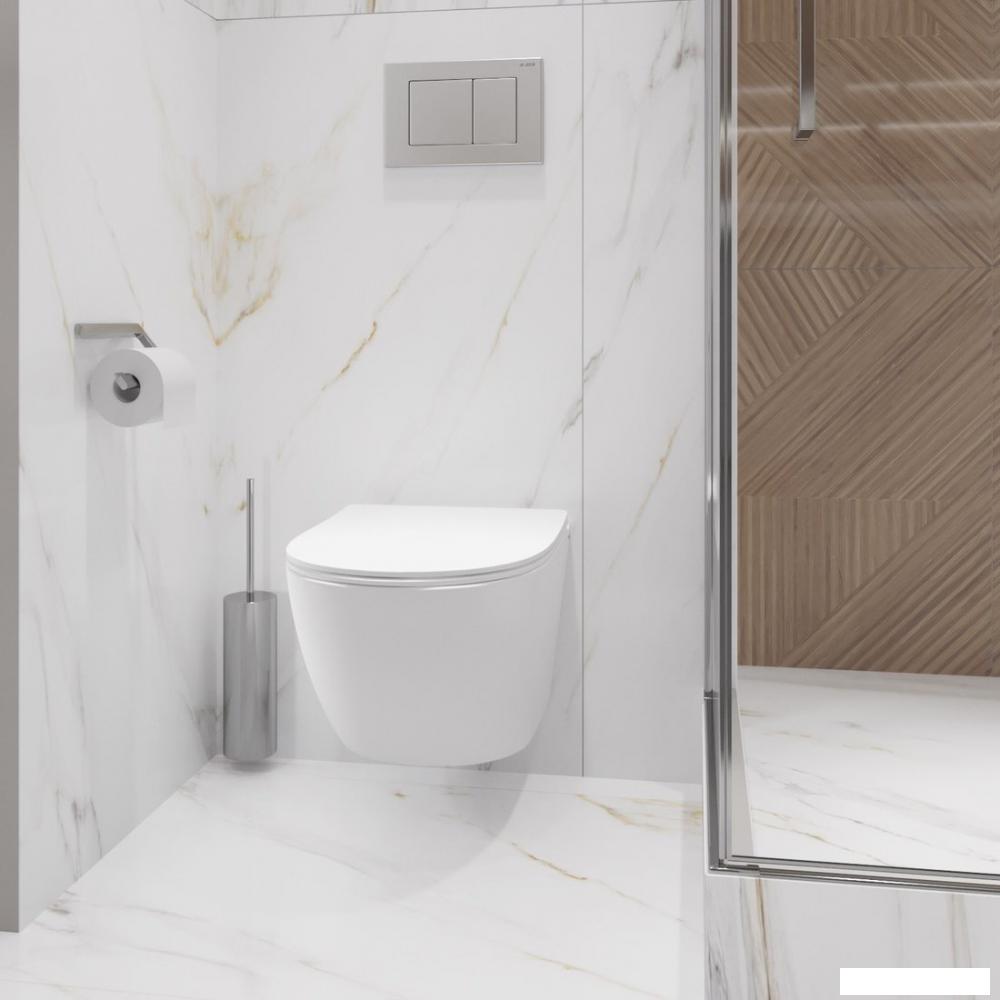 Унитаз подвесной Lauter Sulzdorf + GROHE Rapid SL 39504000 + панель GROHE 37131000 (белый с микролифтом)