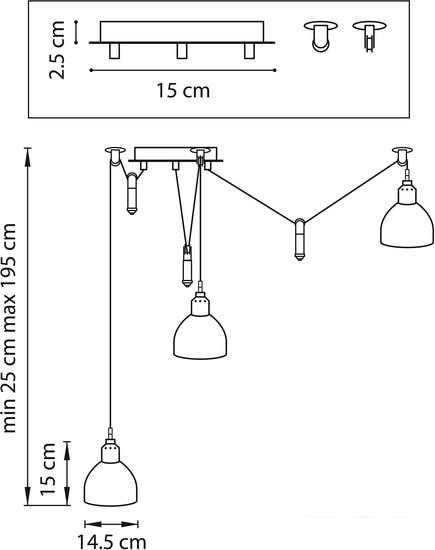 Подвесная люстра Lightstar Acrobata 761076