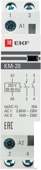 Контактор EKF PROxima km-1-20-20