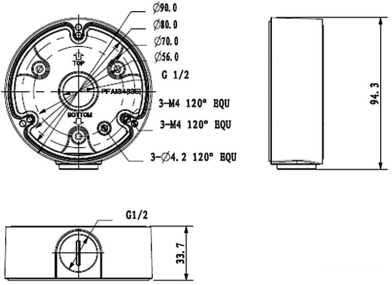 Кронштейн Dahua DH-PFA135
