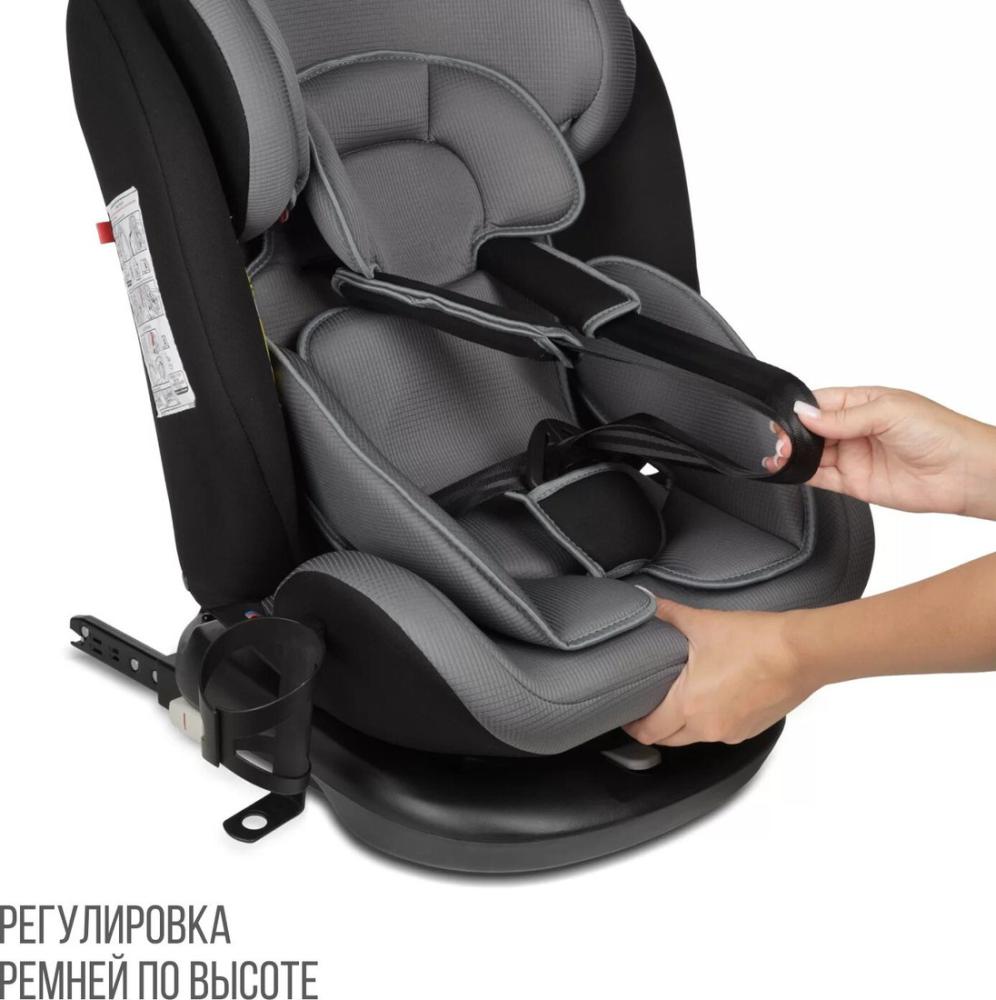 Детское автокресло Zlatek Cruiser Isofix Lux KRES3951 (серый/черный)