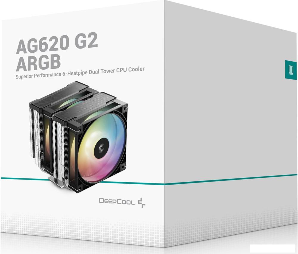 Кулер для процессора DeepCool AG620 G2 ARGB R-AG620-BKAMMG2-G