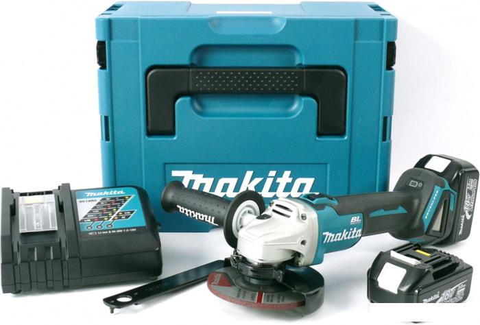 Угловая шлифмашина Makita DGA504RF (с 1-м АКБ, кейс)