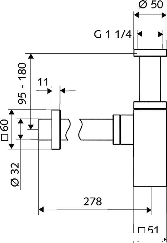 Сифон Schell Quad 015050699