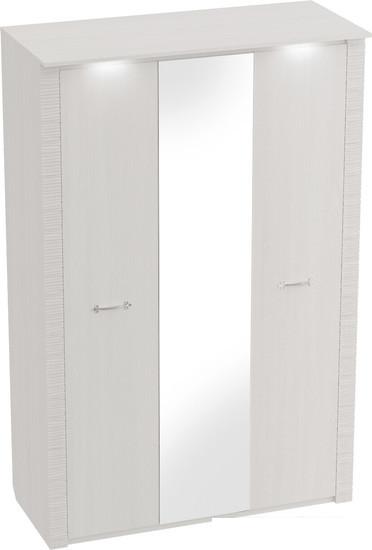 Шкаф распашной Мебельград Элана 143x64.5x218.5 (бодега белая)