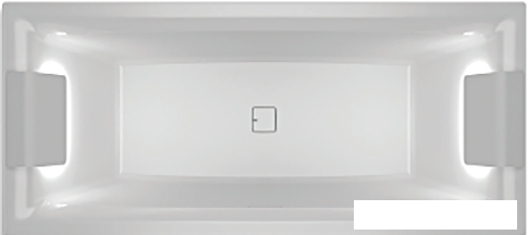 Ванна Riho Still Square Led 170x75 BR0200500K00132 (подголовник, без ножек)